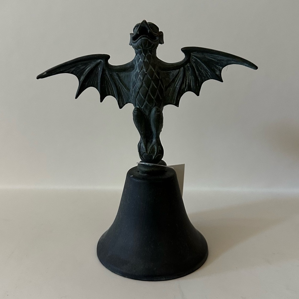 Disney Haunted Mansion Bat Stanchion Bell Black
